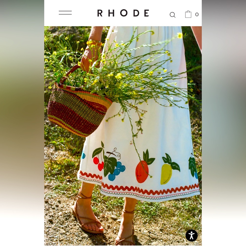 Brand NEW with tags RHODE Vina top and Aaron skirt set